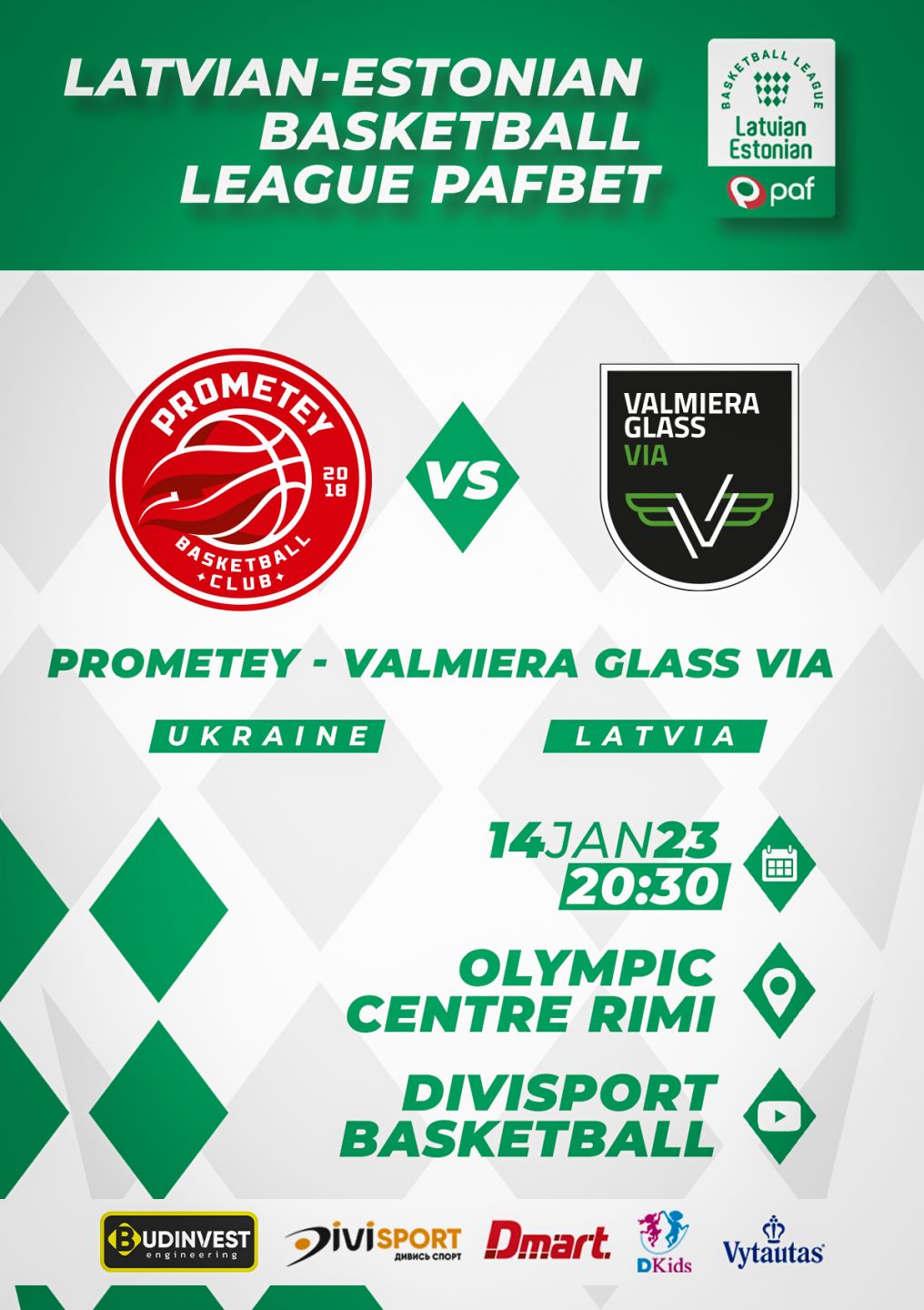 PROMETEY vs Valmiera Glass VIA