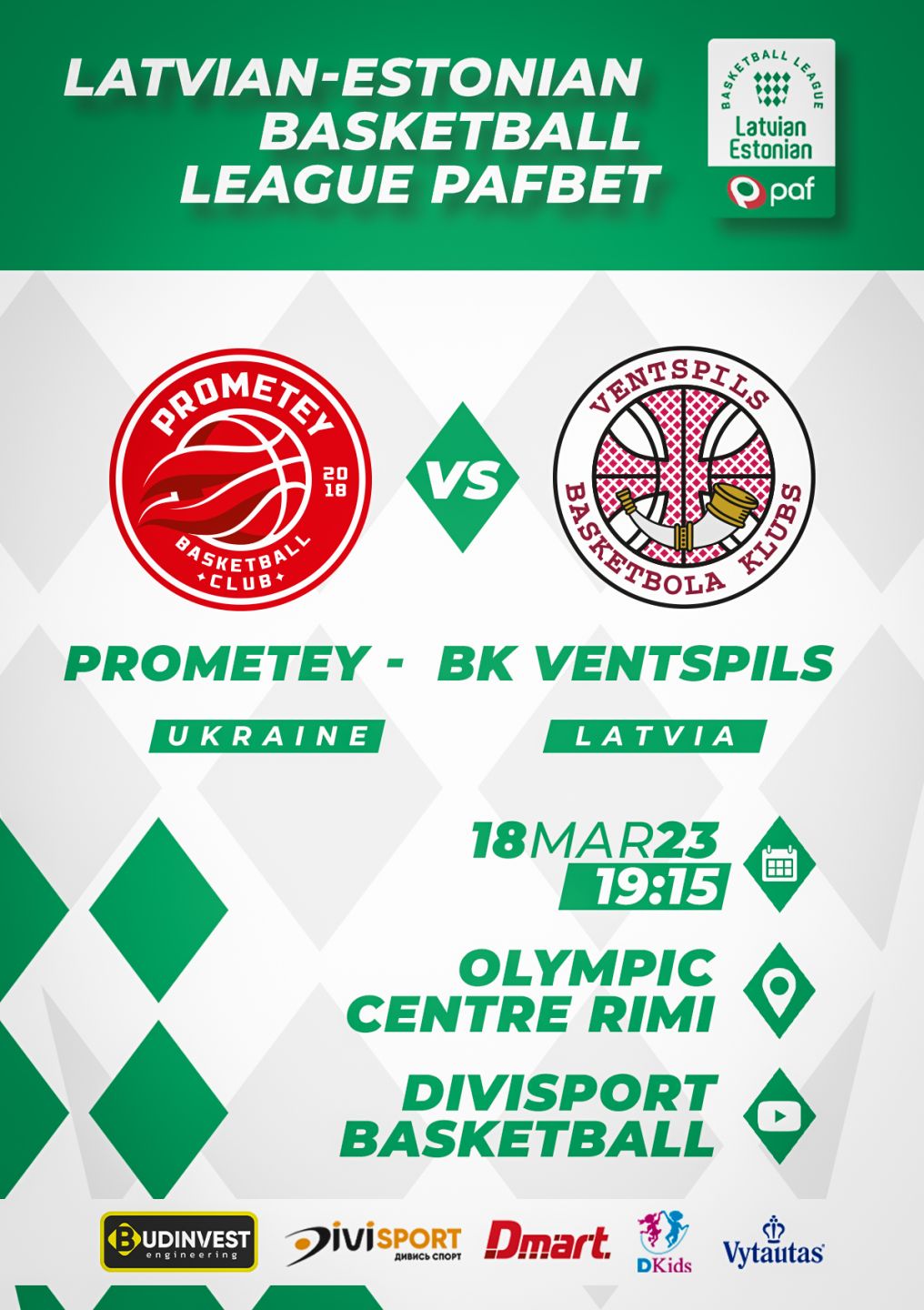 PROMETEY vs BK VENTSPILS