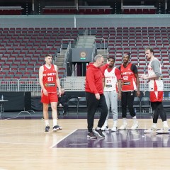 Тренування Прометея напередодні гри з БК Венеція. EuroCup