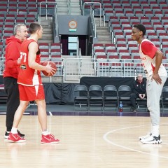 Тренування Прометея напередодні гри з БК Венеція. EuroCup