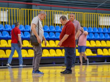 БК "Прометей" розпочав тренування у новому залі. СК "Слобожанське"