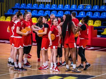 Тренування напередодні гри з БК "Уні Дьєр". EuroCup Women. 23.11.21