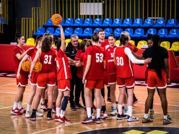 Тренування Прометея напередодні гри з БК Елязиг Iль Озель Iдаре. EuroCup Women.1.12.21