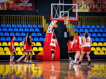 Тренування Прометея напередодні гри з БК Елязиг Iль Озель Iдаре. EuroCup Women.1.12.21