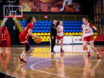 Тренування Прометея напередодні гри з БК Елязиг Iль Озель Iдаре. EuroCup Women.1.12.21