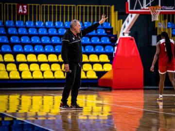 Тренування Прометея напередодні гри з БК Елязиг Iль Озель Iдаре. EuroCup Women.1.12.21