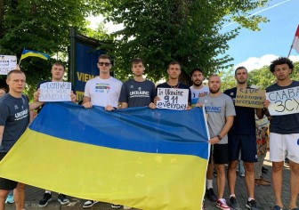 Гравці "Прометея" взяли участь у акції підтримки героїв Азовсталі
