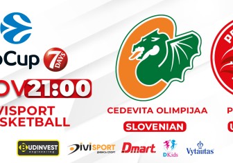 Матч "Прометея" зі словенським БК "Цедевіта Олімпія": відеотрансляція 