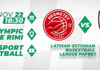 У центральному матчі 7 туру LEBL "Прометей" зіграє з БК "Лієпая"