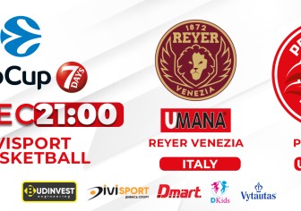 Перше коло групового раунду 7DAYS EuroCup "Прометей" завершить виїзним матчем із "Рейєр Венецією"