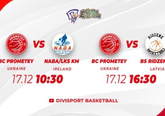Молодь "Прометея" сьогодні завершує тур EYBL 