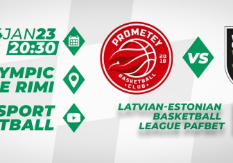 Після п'ятиматчевої виїзної серії "Прометей" у LEBL прийме "Валмієру ГЛАСС ВІА"