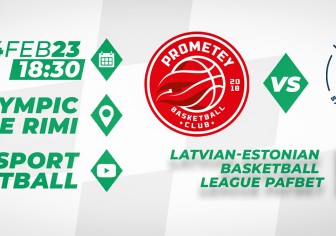 В одному з центральних матчів другого кола LEBL "Прометей" зіграє з "Калевом/Крамо"