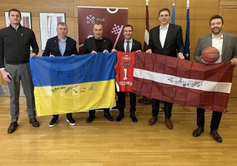 Представники БК "Прометей" зустрілися з мером Риги