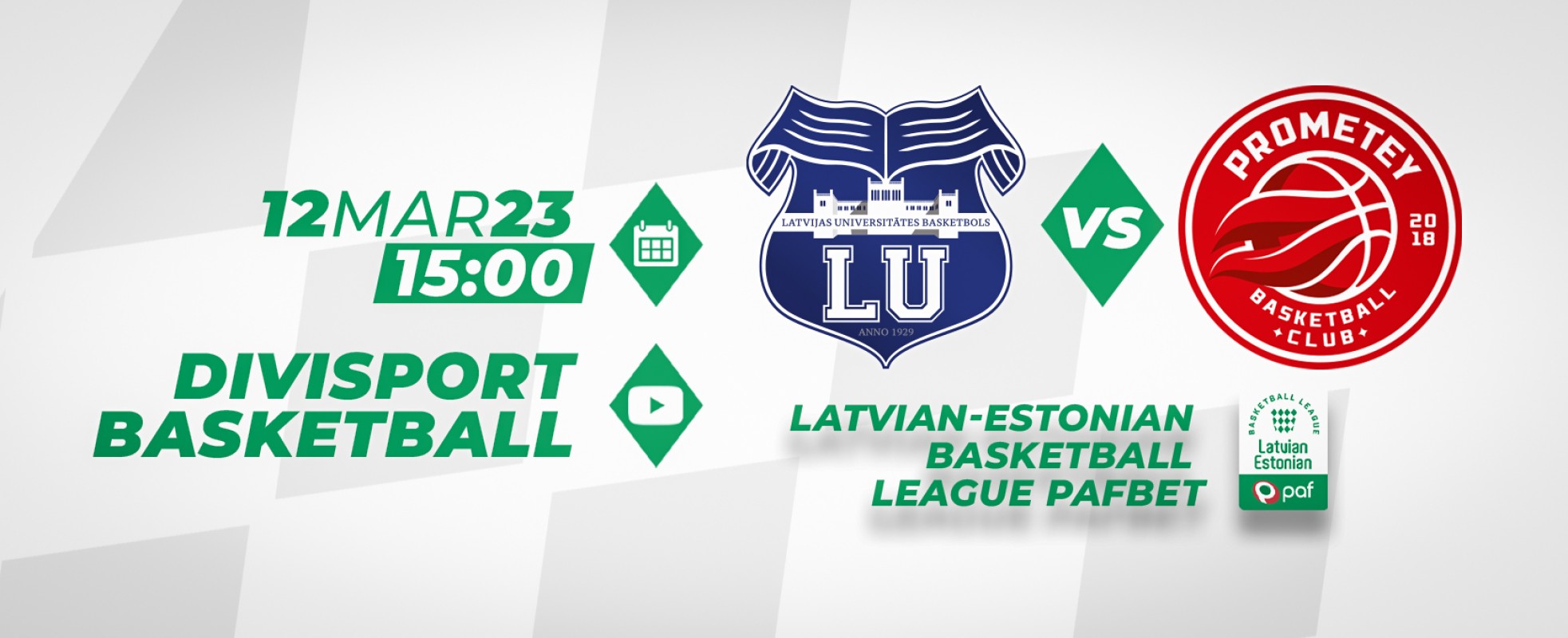 У своєму передостанньому матчі регулярного сезону LEBL "Прометей" зiграє з "Університетом Латвії"